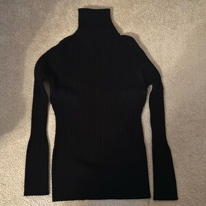 Black stretchy turtleneck